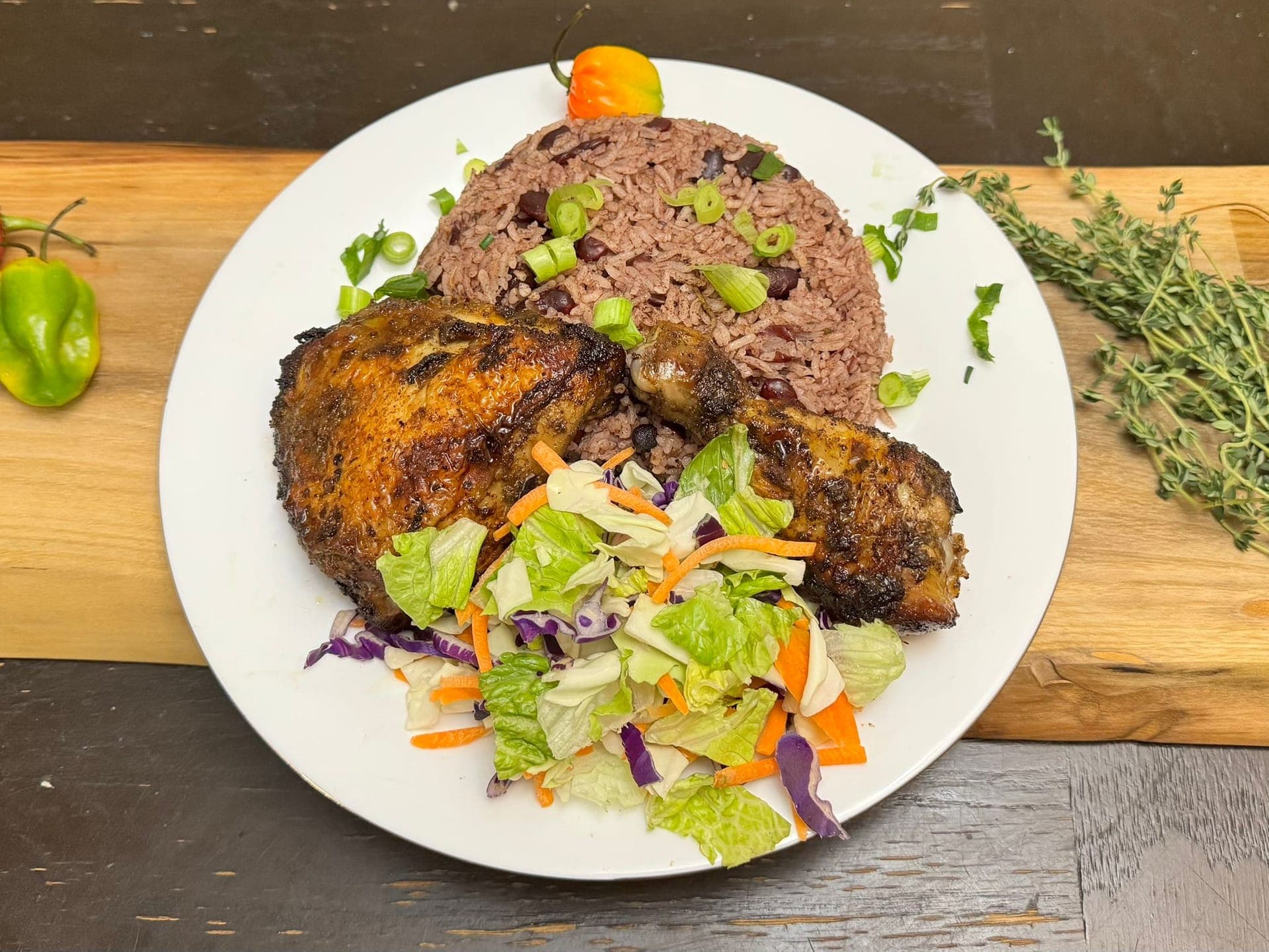 Jerk Chicken Plate image